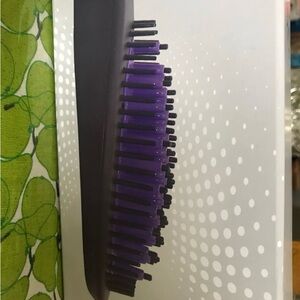 Purple and Black Hair Brush